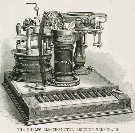 historie telegrafu