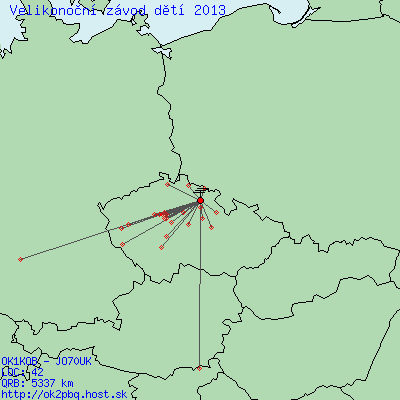 Velikonoční závod mládeže 2013 OK1KOB