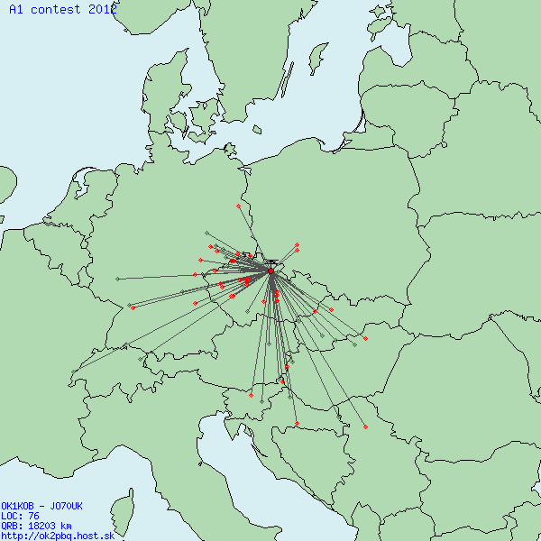 A1 contest 2012 OK1KOB