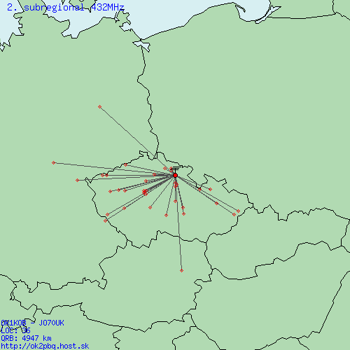 Mapka QSo 70 cm