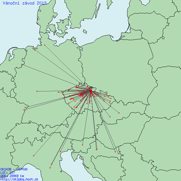 OK1KOB, vnon zvod 2013